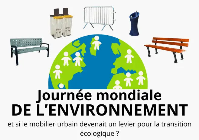 Mobilier urbain écologique en espace public pour la réduction de l’empreinte carbone des villes