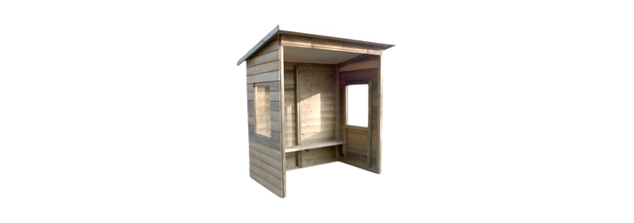 Abri-bus en bois