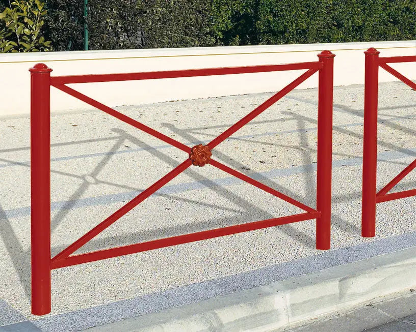 Barrière Province 1572 mm avec cadre rosace et structure acier galvanisé peint