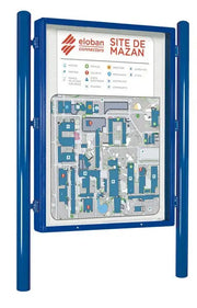 Panneau-vitrine Carrefour Procity