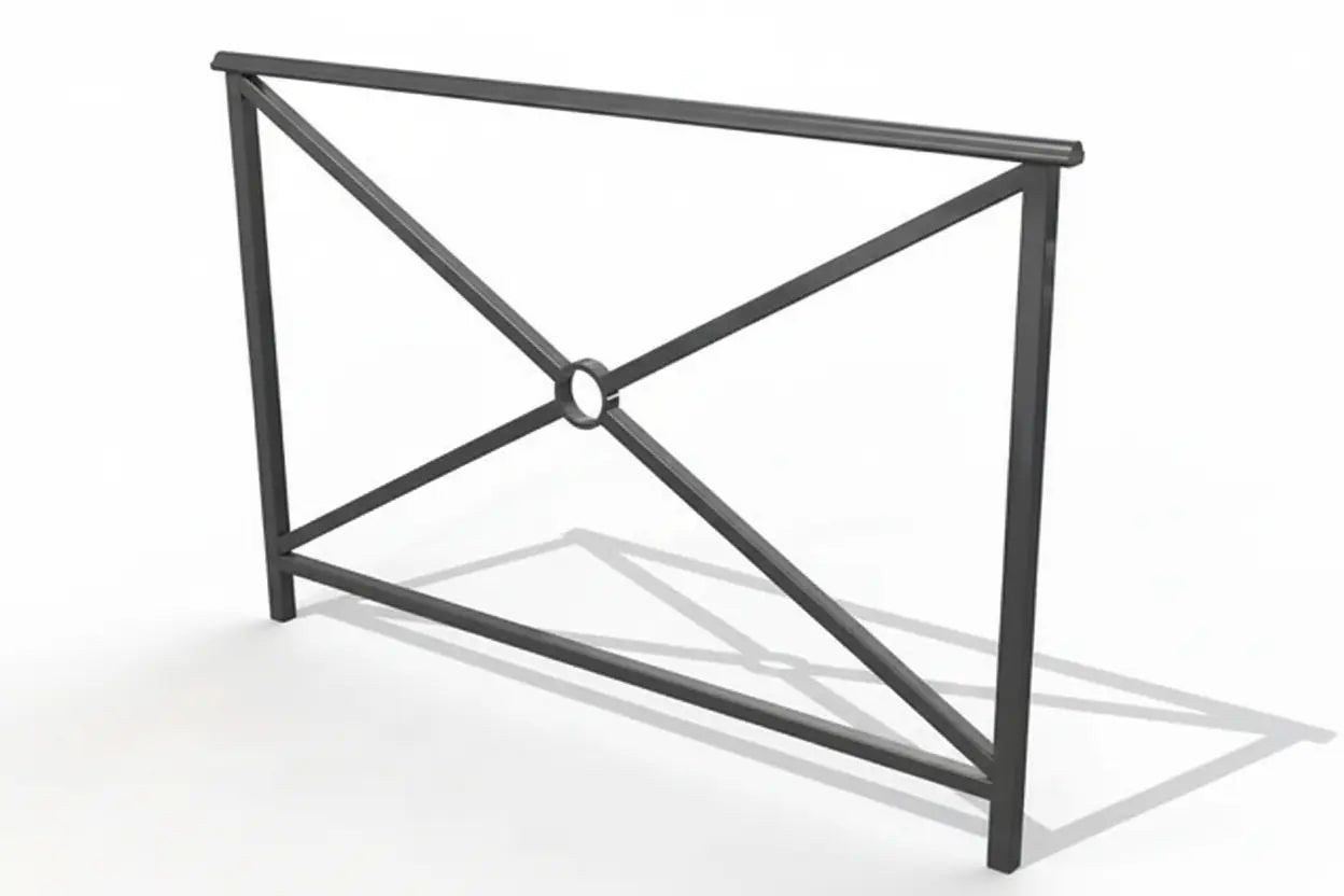 Barrière Alliance avec pose sur platines pour aménagement urbain