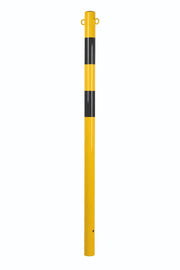 potelet Ø 60 mm avec oeillets jaune-noir france collectivités