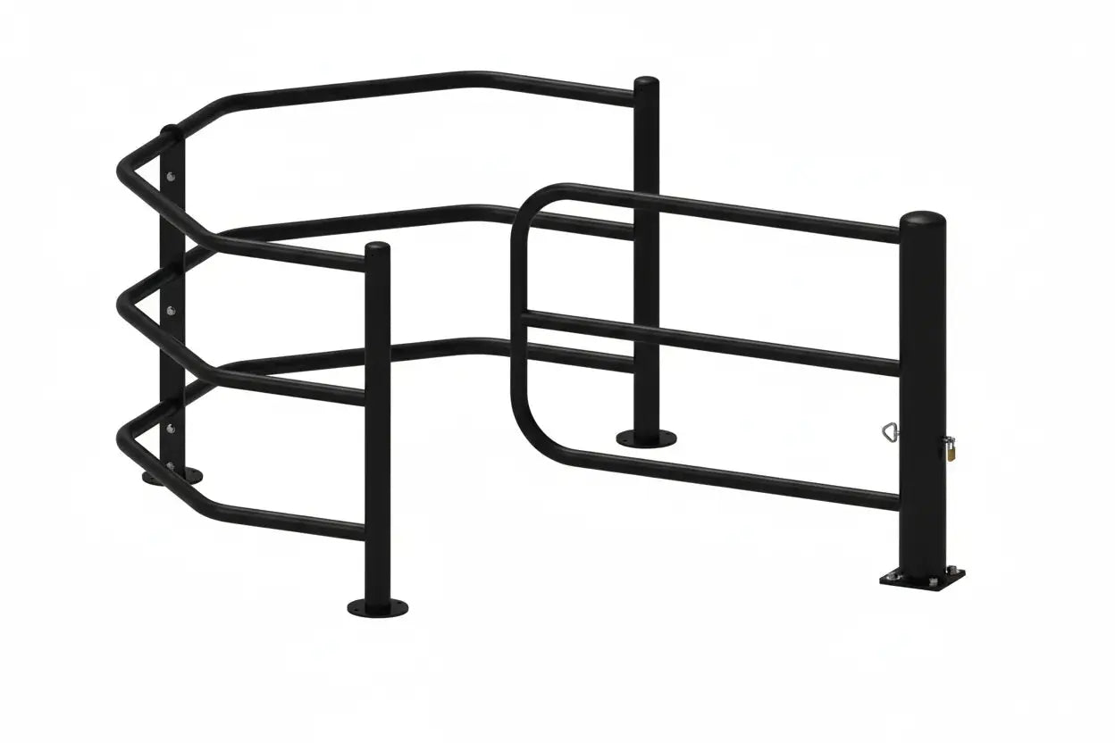 Barrière sélective fixe et barrière tournante 1,40m Procity
