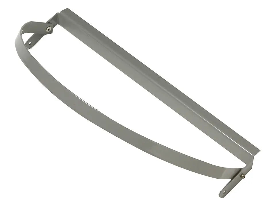 Kit étriers Arkéa inox brossé pour corbeilles murales 20L et 40L avec maintien de sac intégré