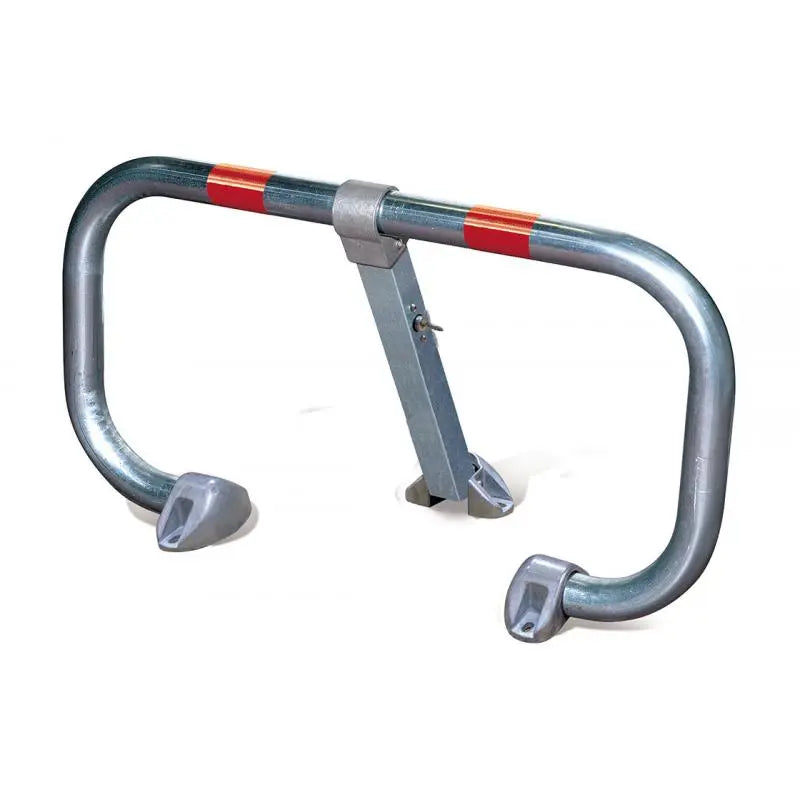 Bloc parking BPE avec verrouillage par cadenas, pied télescopique et sabots en aluminium moulé