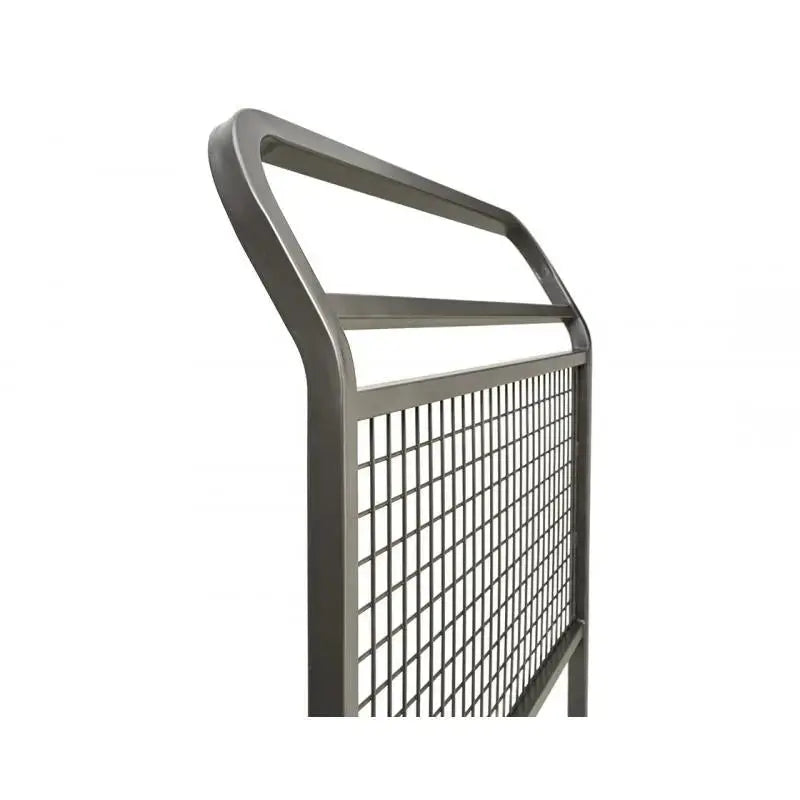 Barrière de ville grillagée avec fil acier de 5 mm pour protection piétonne