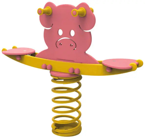 Jeu sur ressort Cochon france collectivités