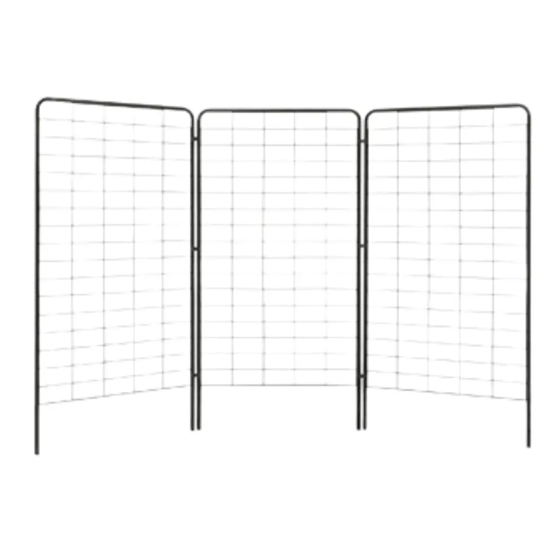 Lot de 3 grilles - H 200 x L 100 cm avec 6 clips france collectivités