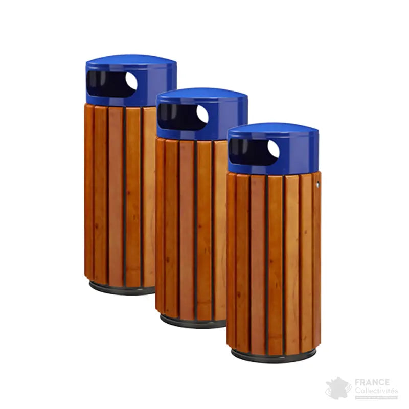 Corbeille bois basic Zeno 40 ou 60 litres