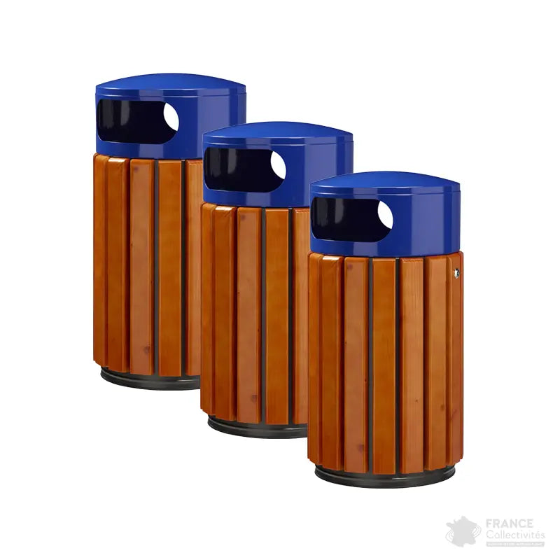 Corbeille bois basic Zeno 40 ou 60 litres