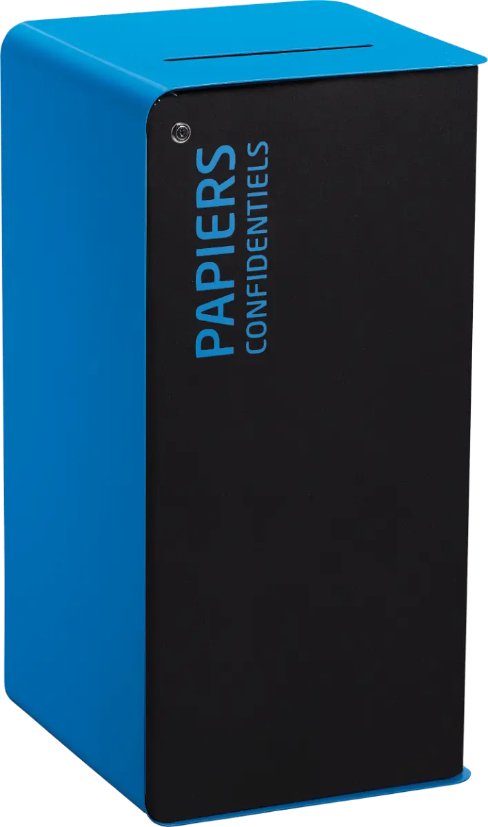 Corbeille pour tri sélectif avec bac intérieur 40L Cubatri