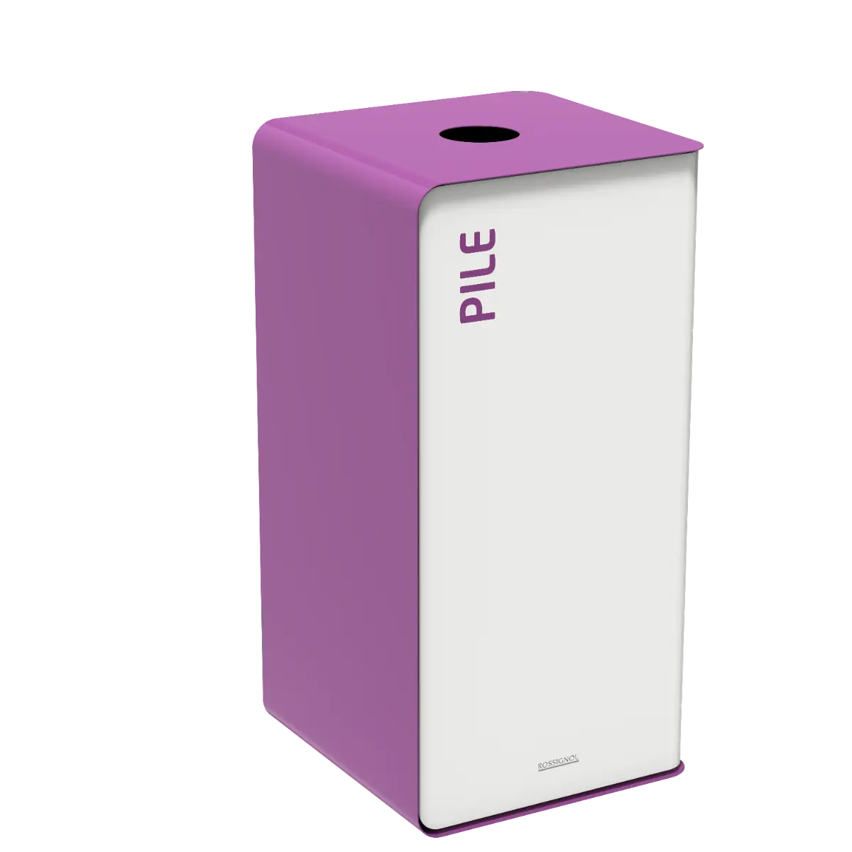 Corbeille pour tri sélectif avec bac intérieur 40L Cubatri