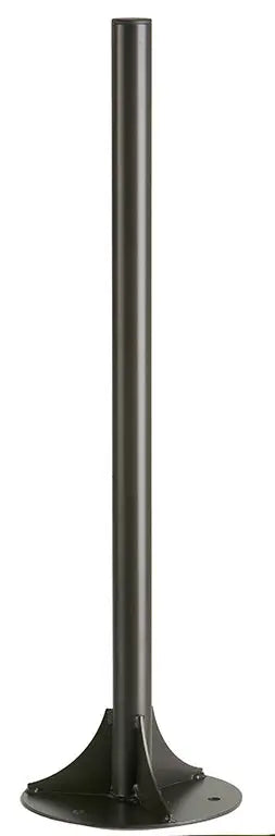 Poteau centré sur platine à fixer pour 1 ou 2 support sac Collec