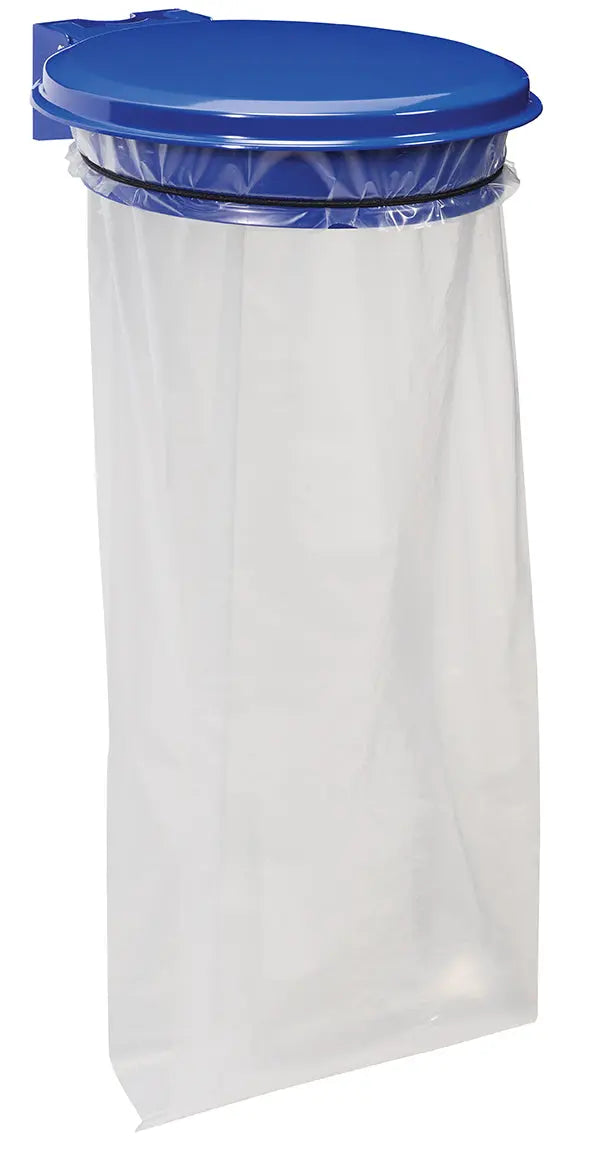 Support sac 110L avec couvercle Collecmur sur poteau Rossignol