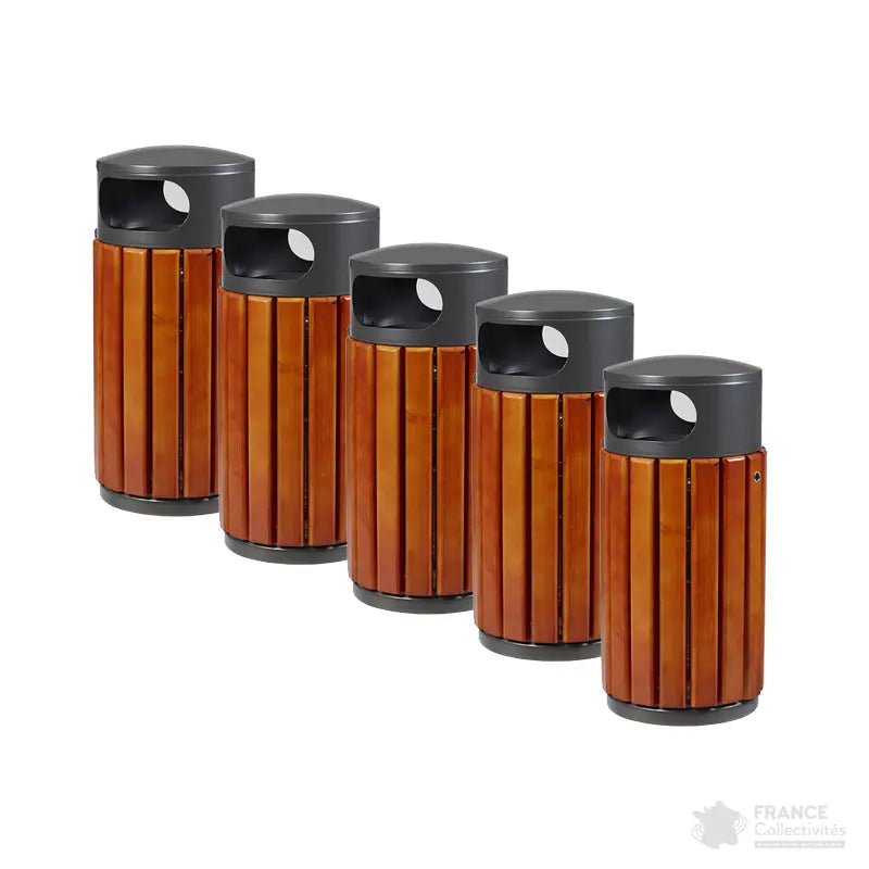 Corbeille bois basic Zeno 40 ou 60 litres
