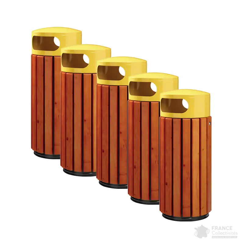 Corbeille bois basic Zeno 40 ou 60 litres