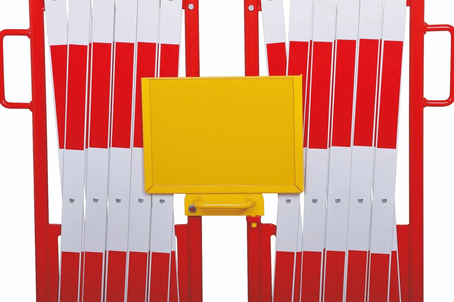 Kit 2 pcs. barrière extensible rouge-blanc 2,0m - France Collectivités