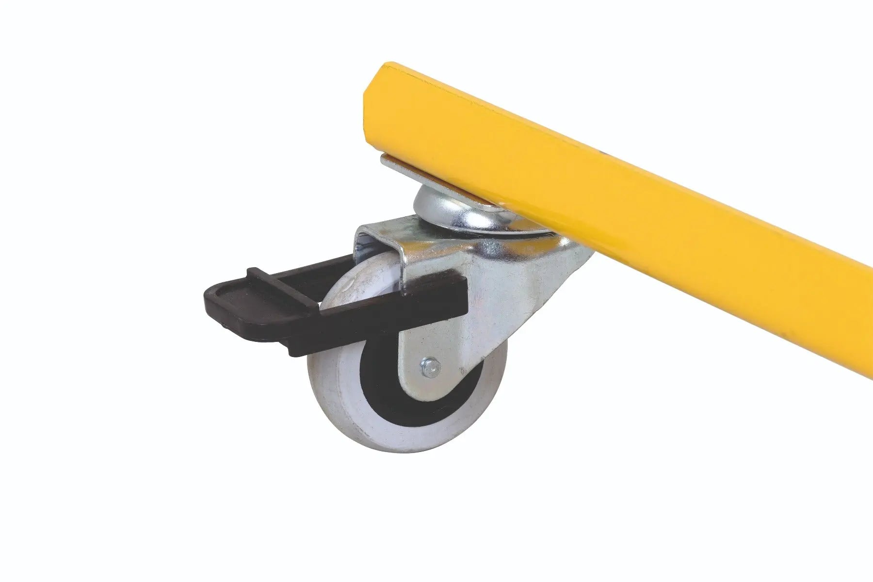 barrière extensible jaune-noir 4m rouleau avec rouleaux de deux côtés - France Collectivités