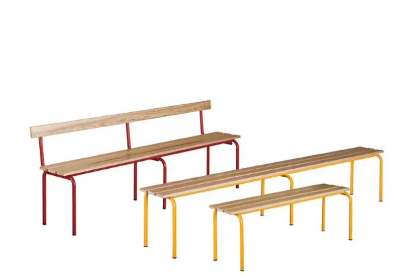 Banc acier bois cyrano 150 cm - France Collectivités