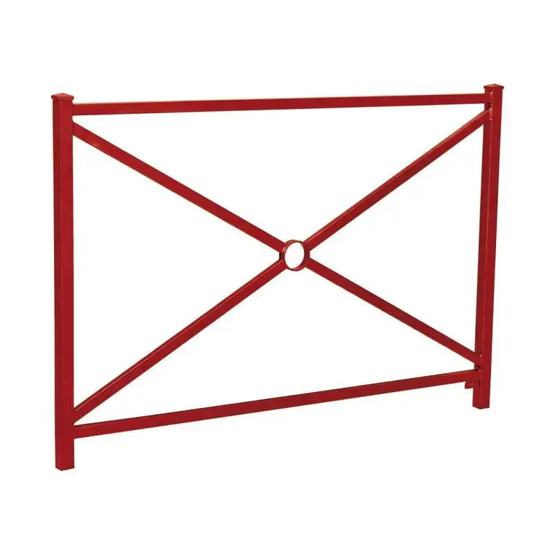 Barrière de ville Orléans avec structure tube acier 40x40 et 30x20 mm pour aménagement urbain
