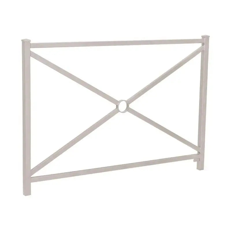 Barrière Orléans avec croix simple centrale et anneau de liaison pour mobilier urbain