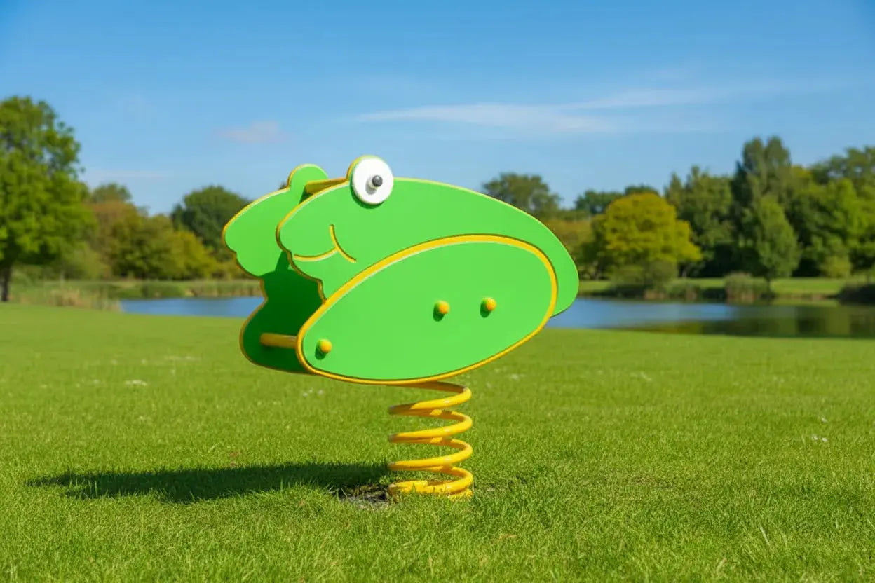 Jeu sur ressort grenouille double face france collectivités