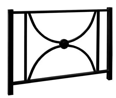 Barrière de ville Mansart H105 cm en tube acier pour sécurisation des espaces publics