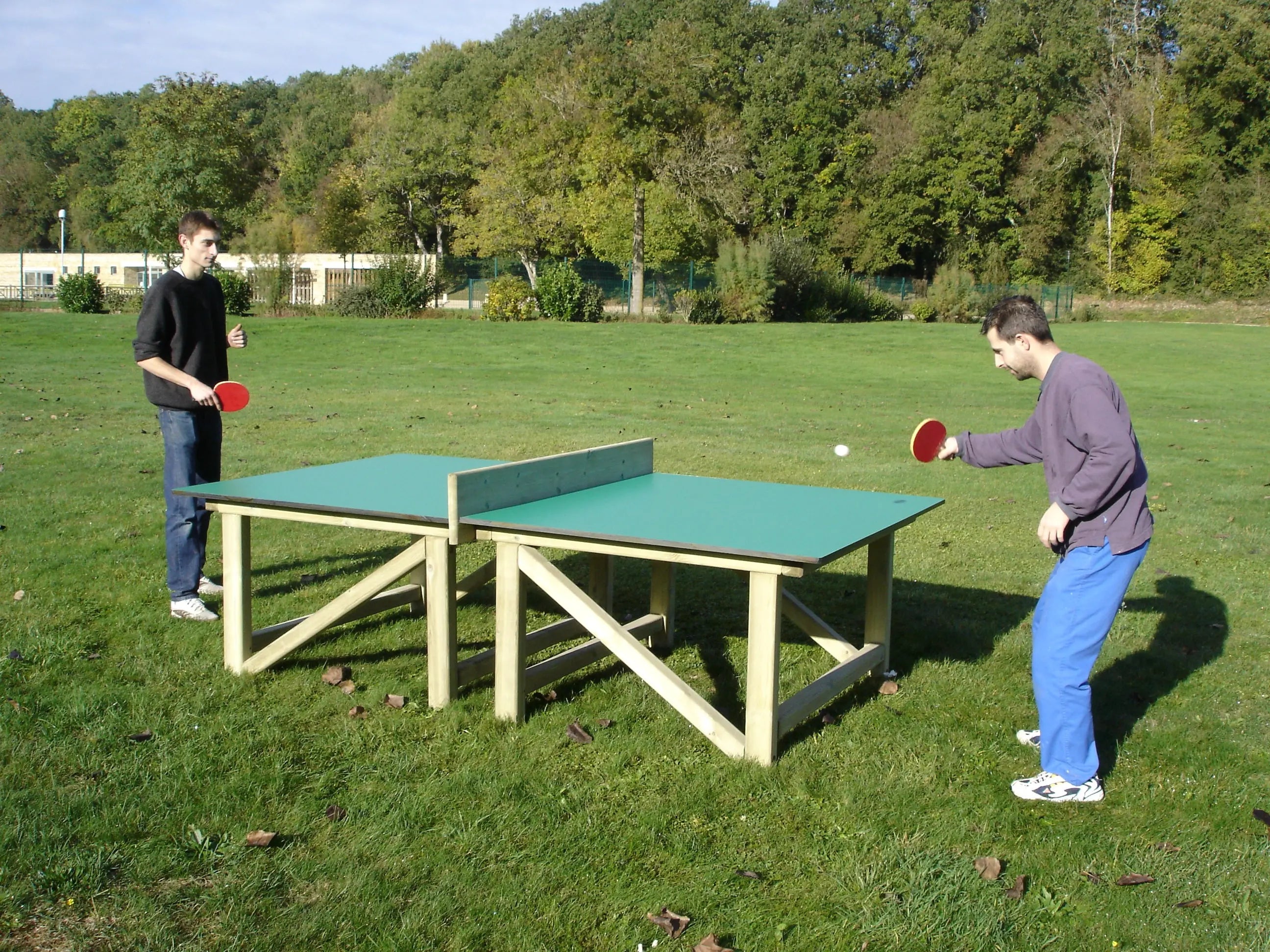 Table de ping pong bois france collectivités