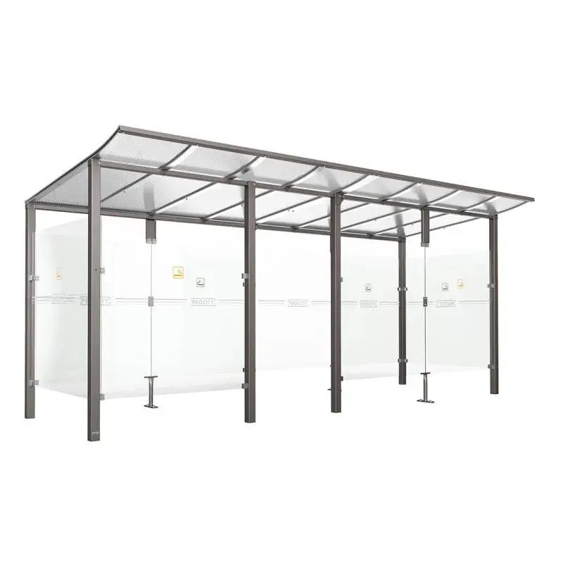 Abri fumeurs aluminium Modulo Procity