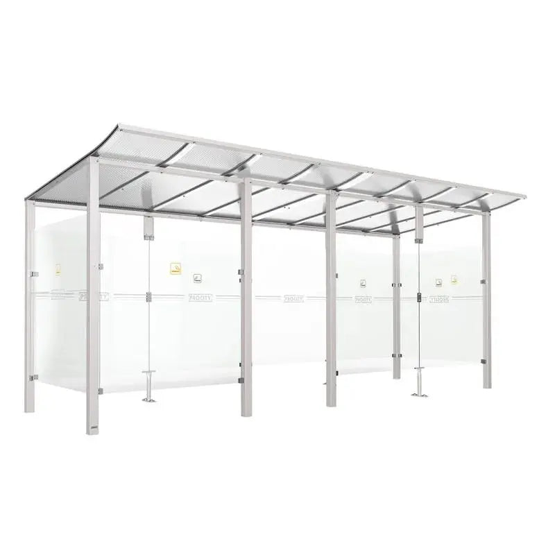 Abri fumeurs aluminium Modulo Procity