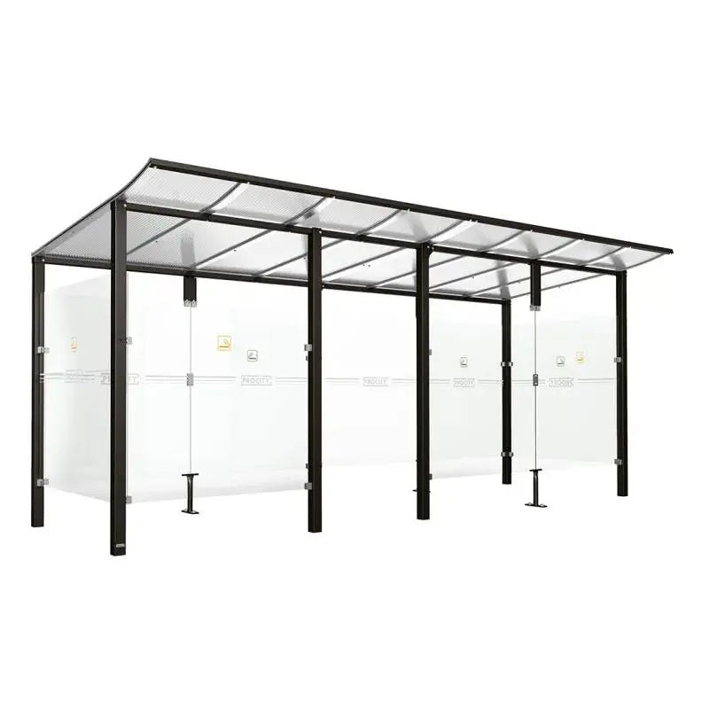 Abri fumeurs aluminium Modulo Procity