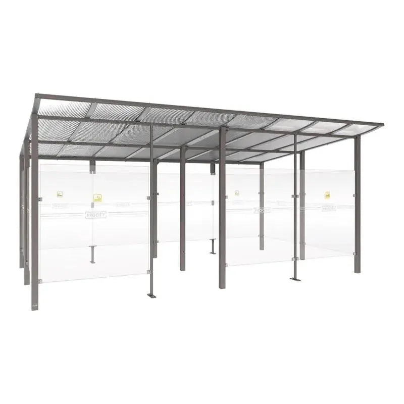 Abri fumeurs aluminium Modulo Procity