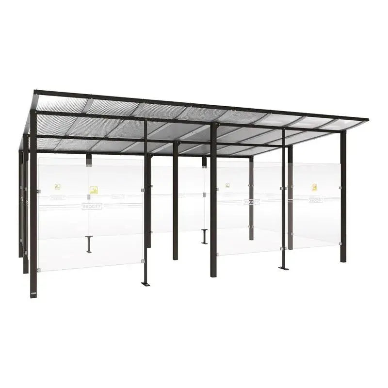 Abri fumeurs aluminium Modulo Procity