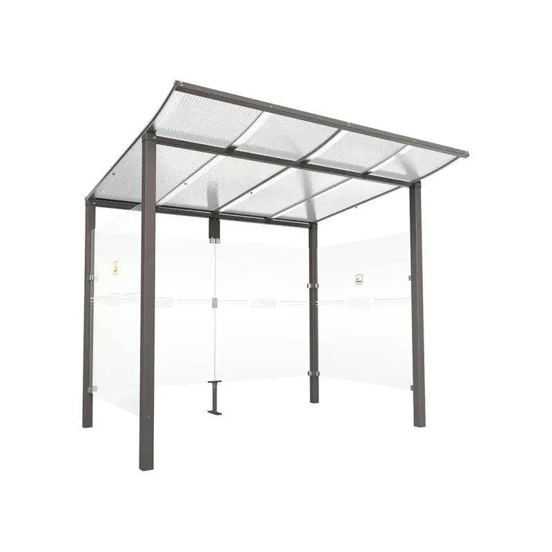 Abri fumeurs aluminium Modulo Procity