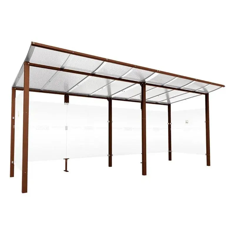 Abri fumeurs aluminium Modulo Procity