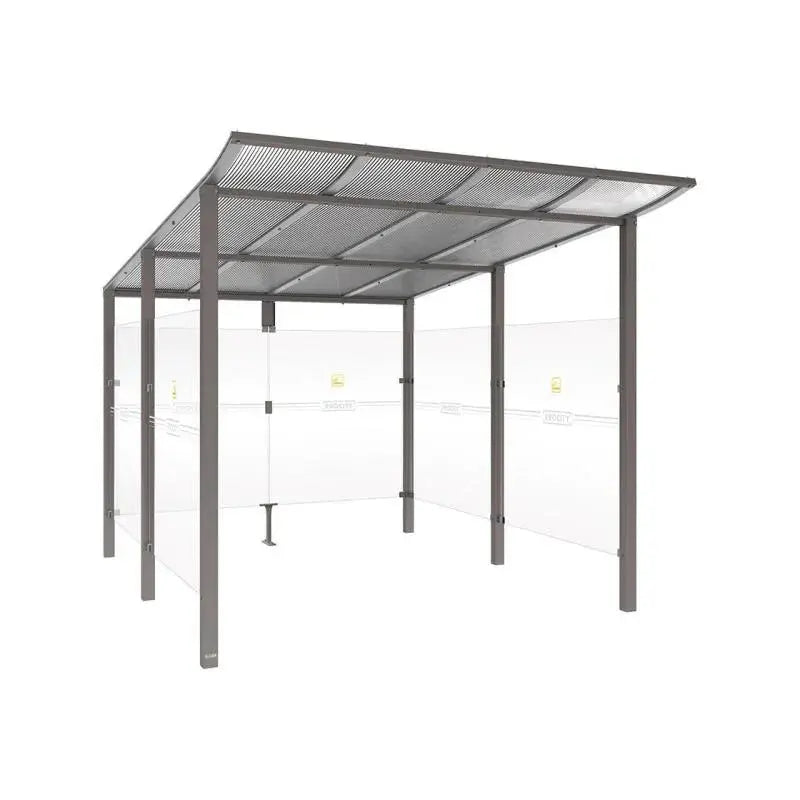 Abri fumeurs aluminium Modulo Procity