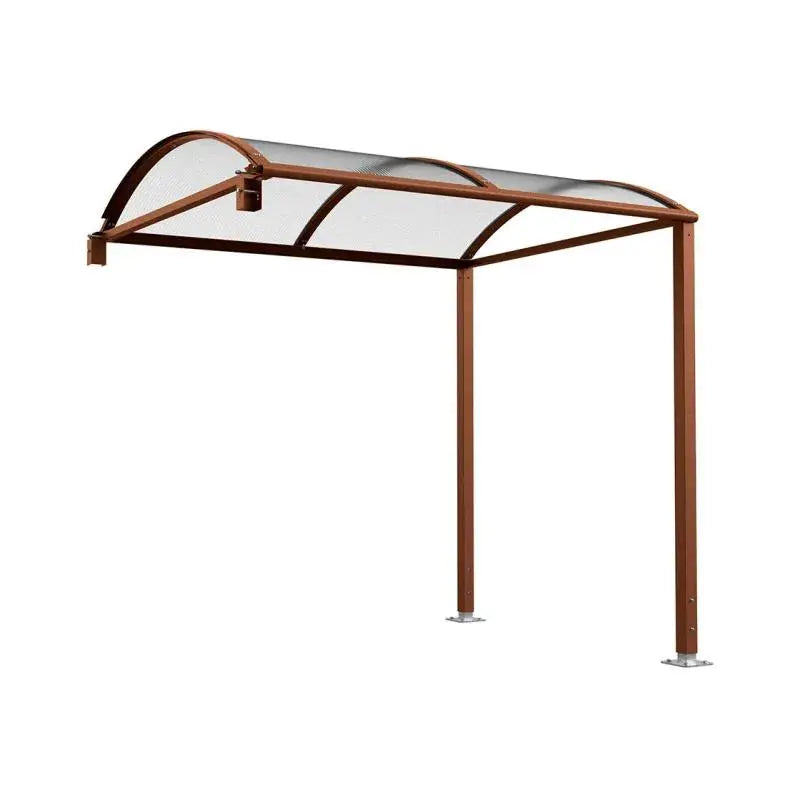 Abri vélos voûte "M" bardage polycarbonate Procity