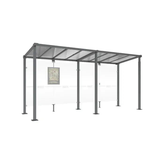 Station de bus Milan avec espace d’affichage 1710 x 1160 mm