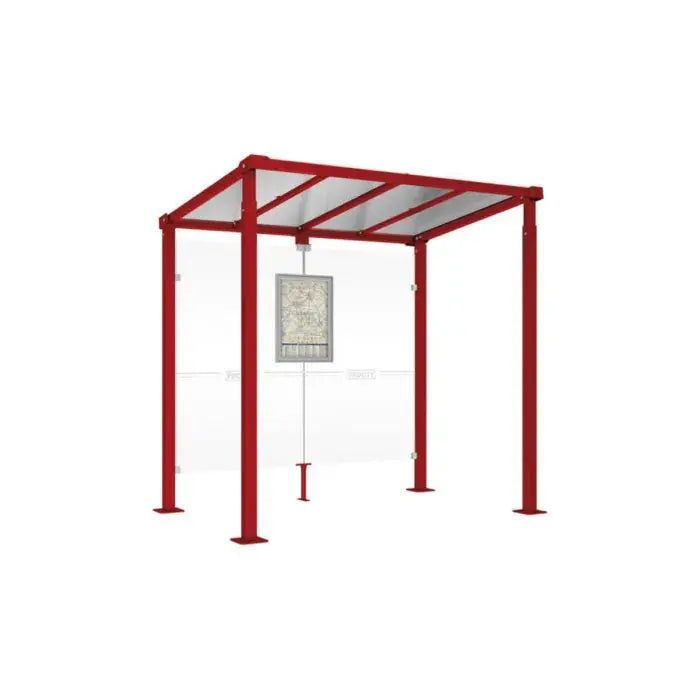Station de bus Milan avec solution d’abri compact pour collectivités