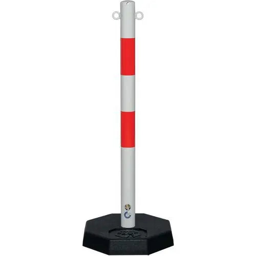 kit de poteau à chaîne rouge-blanc france collectivités