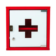Armoire à pharmacie rouge vide