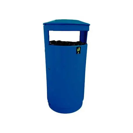 Corbeille acier 80L Australia Slide tri sélectif 1 flux