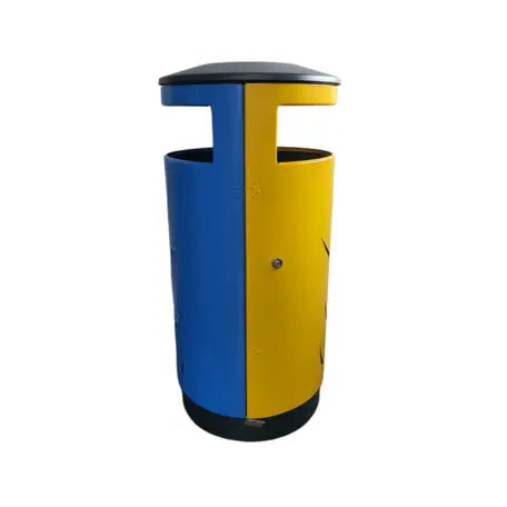 Corbeille acier Australia Wild tri sélectif 2x40L
