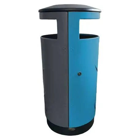 Corbeille acier Australia Wild tri sélectif 2x40L