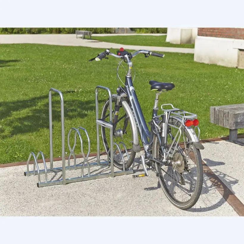 Support cycle râtelier 2 niveaux 2 arceaux - 3 places - France Collectivités
