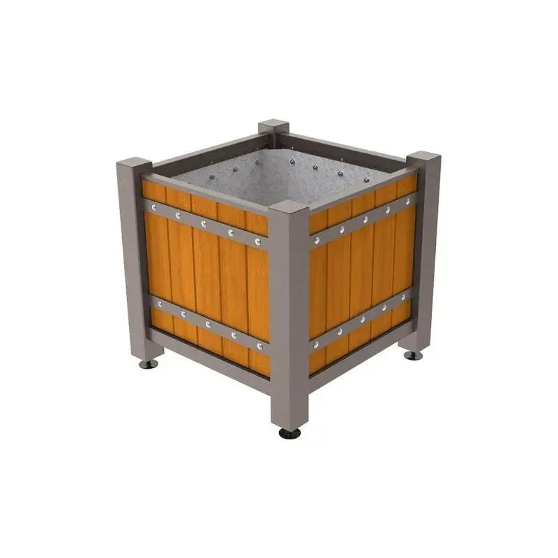 Bac à palmier Sarlat en chêne clair pour jardin et terrasse