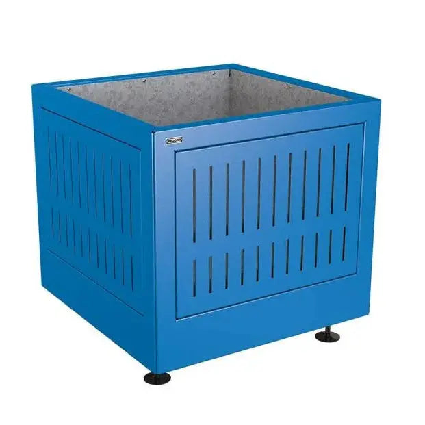 Détail des pieds réglables du bac acier Silaos