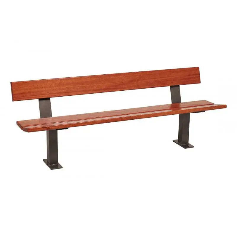 Banc bois et acier Pagode