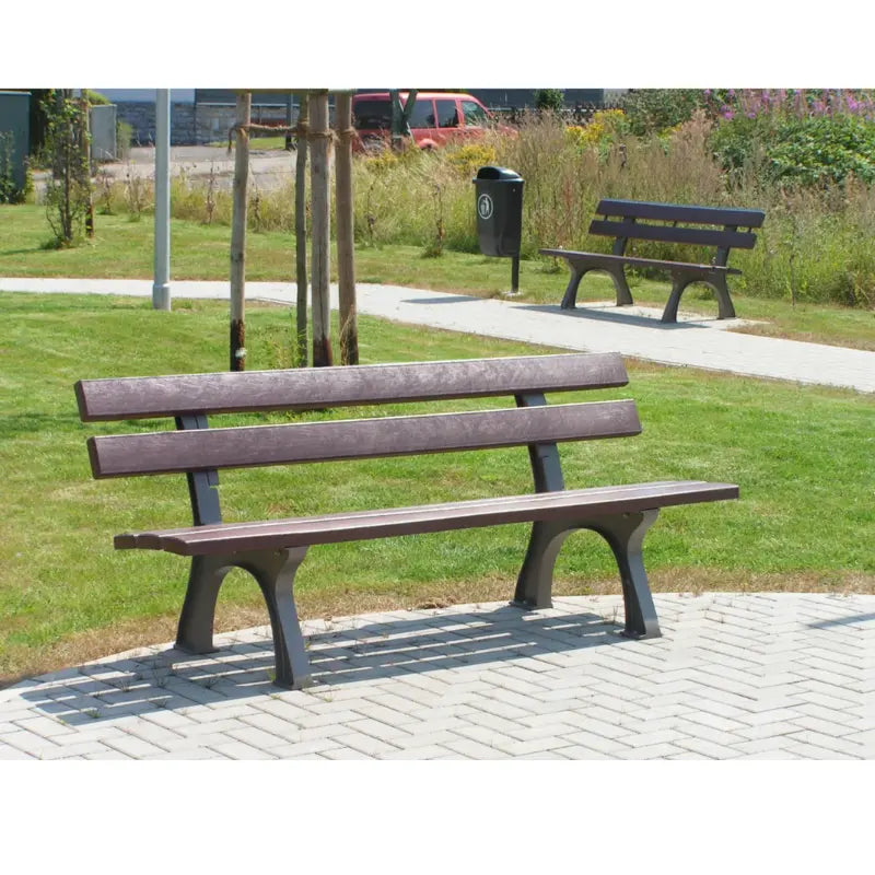 Banc en plastique recyclé Provence