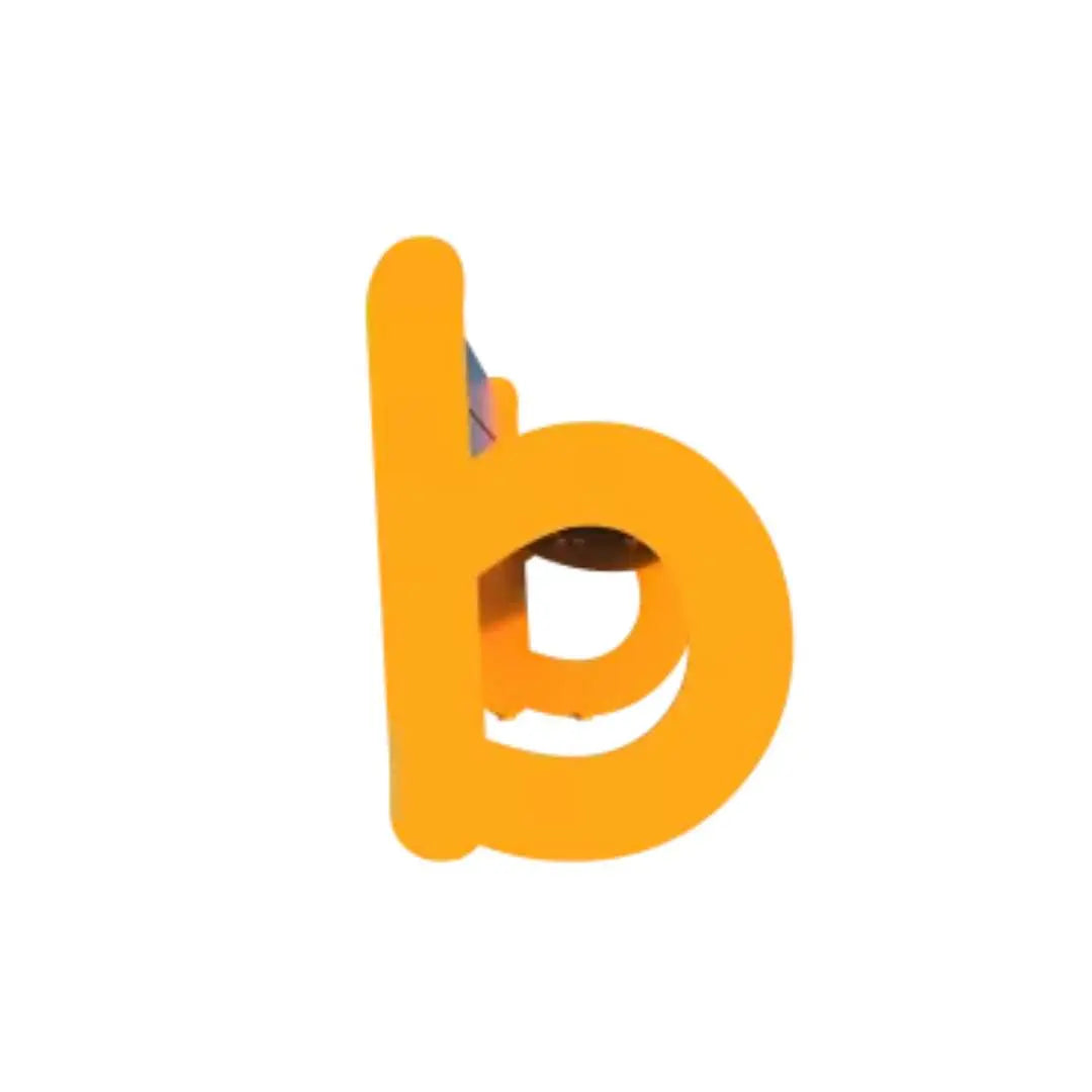Banc pied lettre "b" pour enfants - NINOU france collectivités